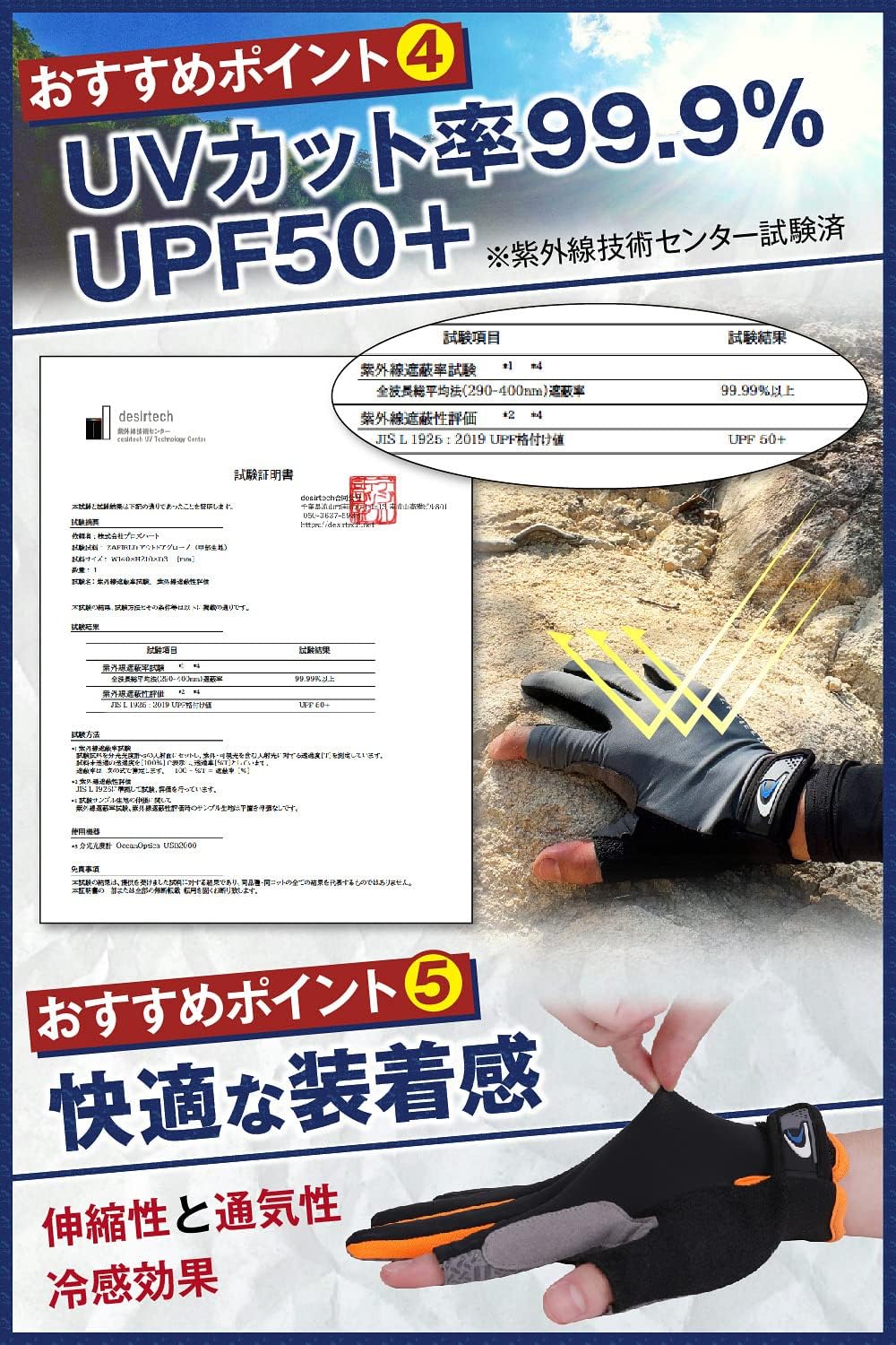 【登山】登山 手袋 【プロ登山家監修】 登山グローブ 春 夏 秋 トレッキンググローブ 登山用品 釣り メンズ レディース 兼用